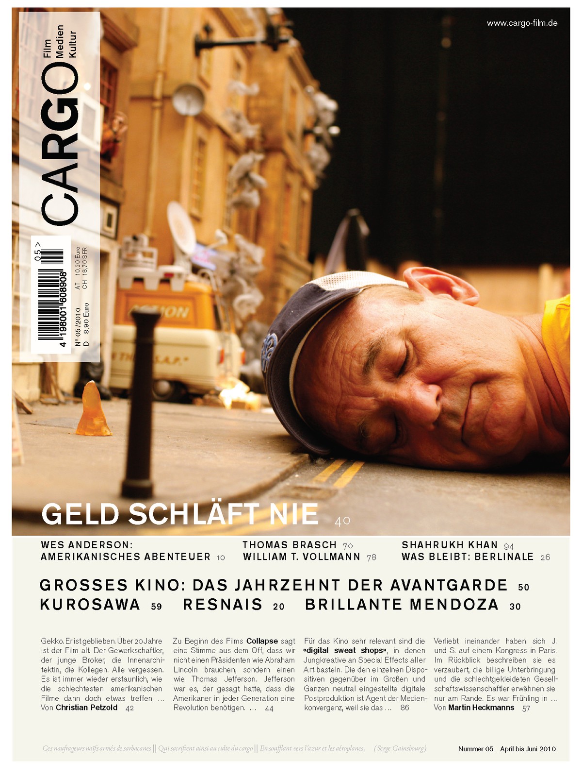 Cover cargo 5 März 2010