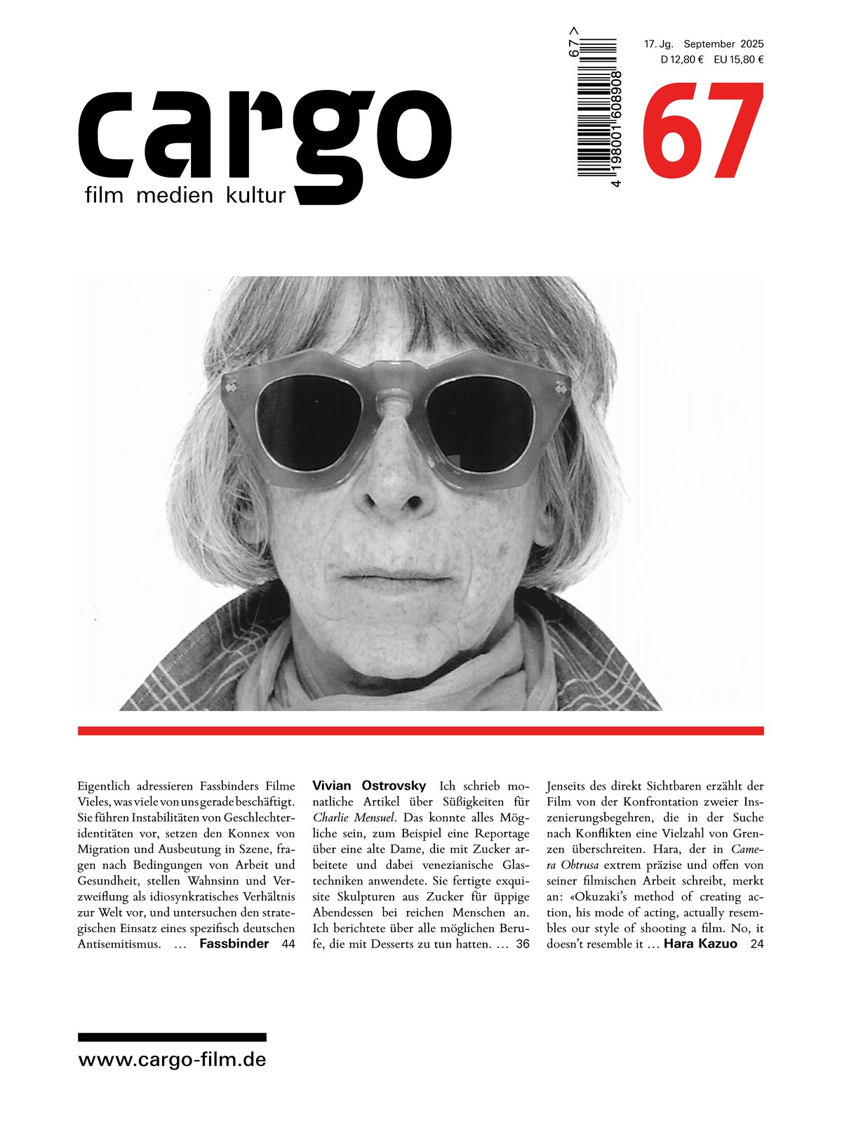 Cover cargo 67 September 2025