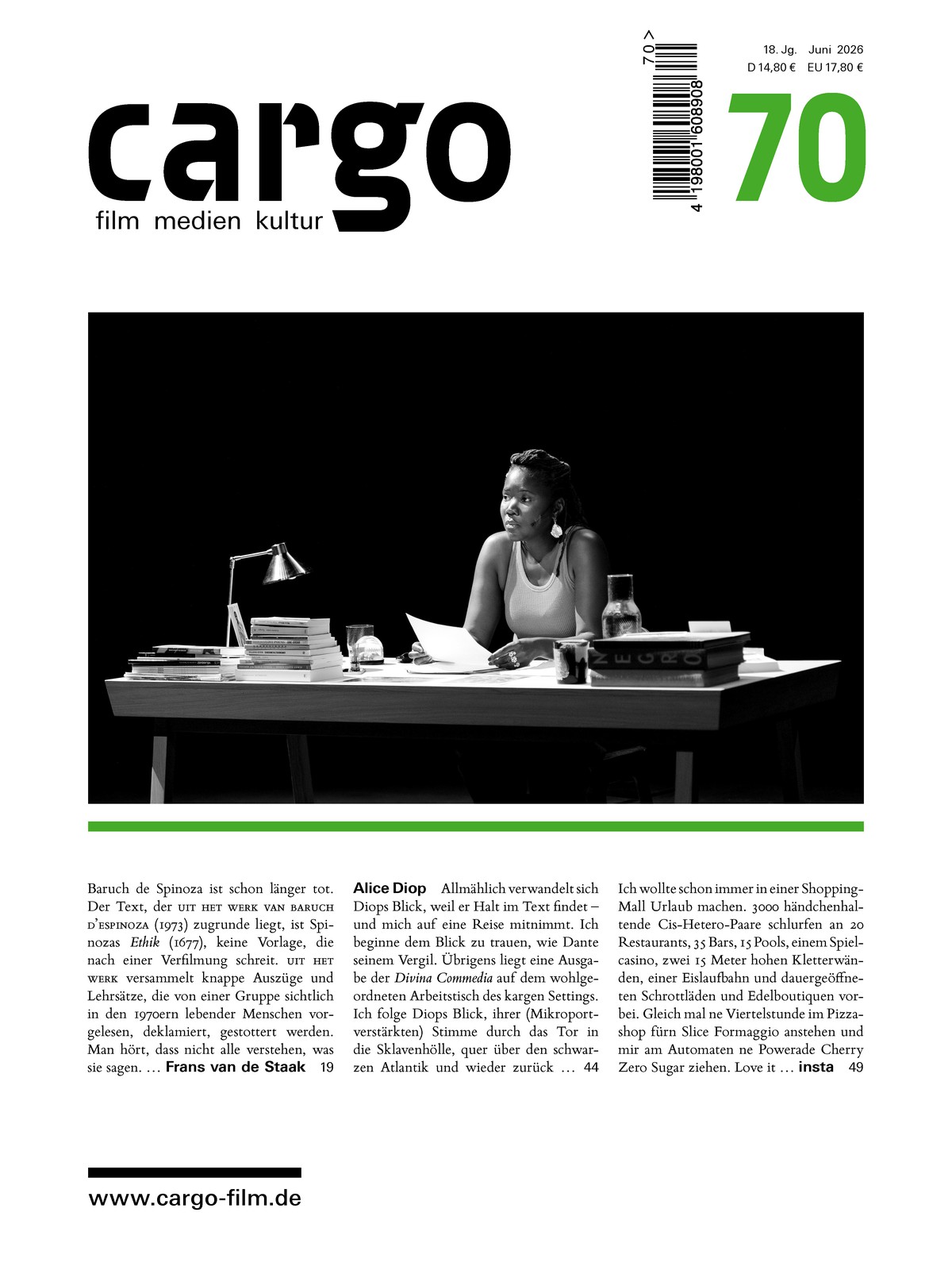 Cover cargo 70 Juni 2026